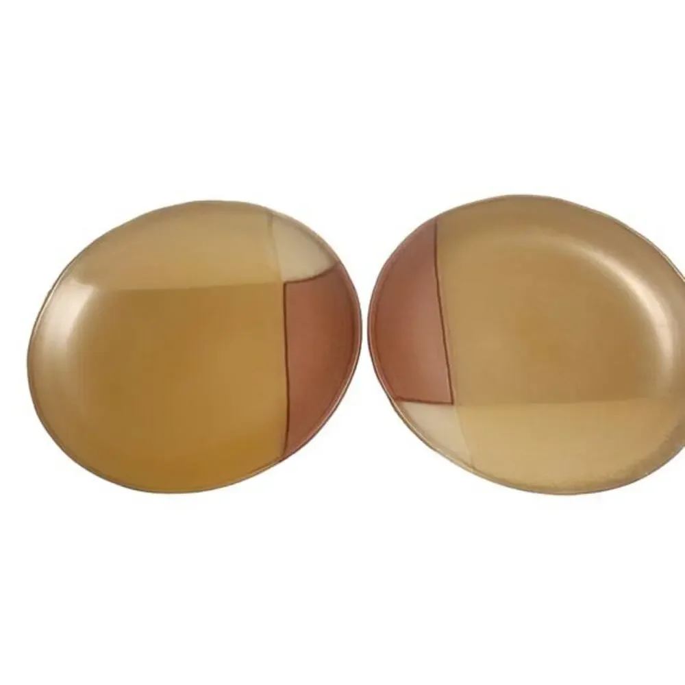 Sango Gold Dust Sienna 5039 Dinner Plates 10.75